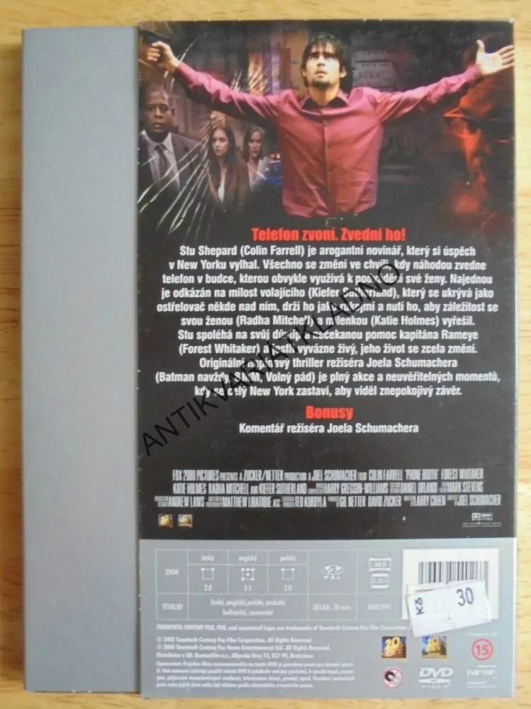DVD FILM - TELEFONNÍ BUDKA, COLIN FARRELL