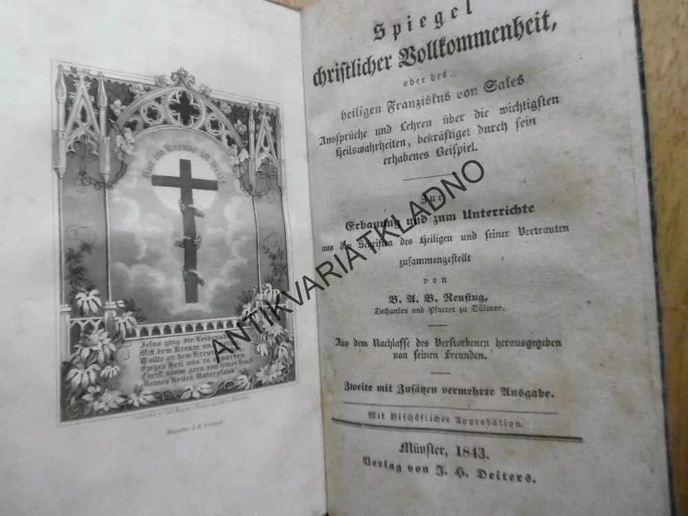 MODLITEBNÍ KNÍŽKA - NĚMECKY, 1843