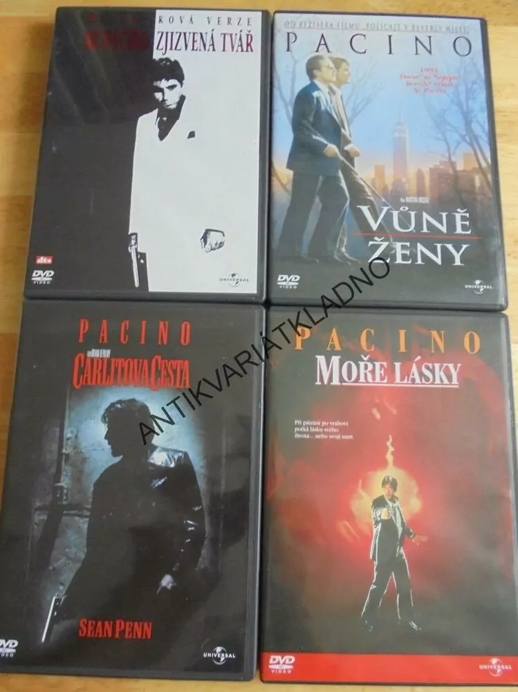 DVD FILM- KOLEKCE AL PACINO, CARLITOVA CESTA,MOŘE