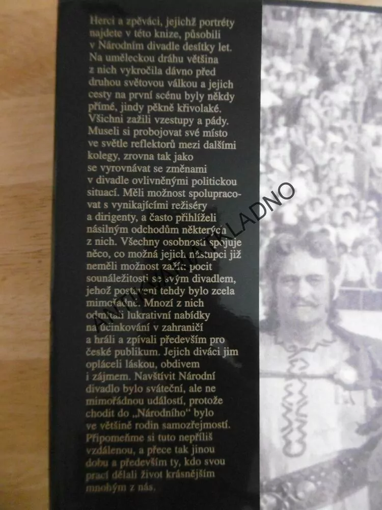 33 PORTRÉTŮ, NÁRODNÍ DIVADLO, HERCI, **an