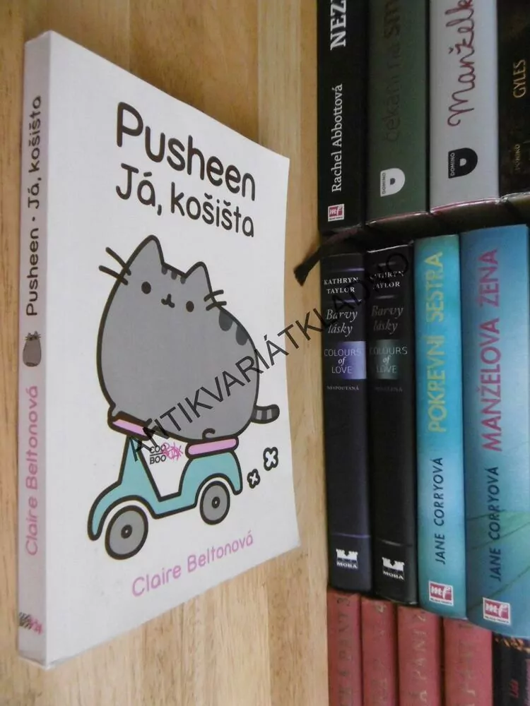 PUSHEEN, JÁ KOŠIŠTA, CLAIRE BELTONOVÁ, **an