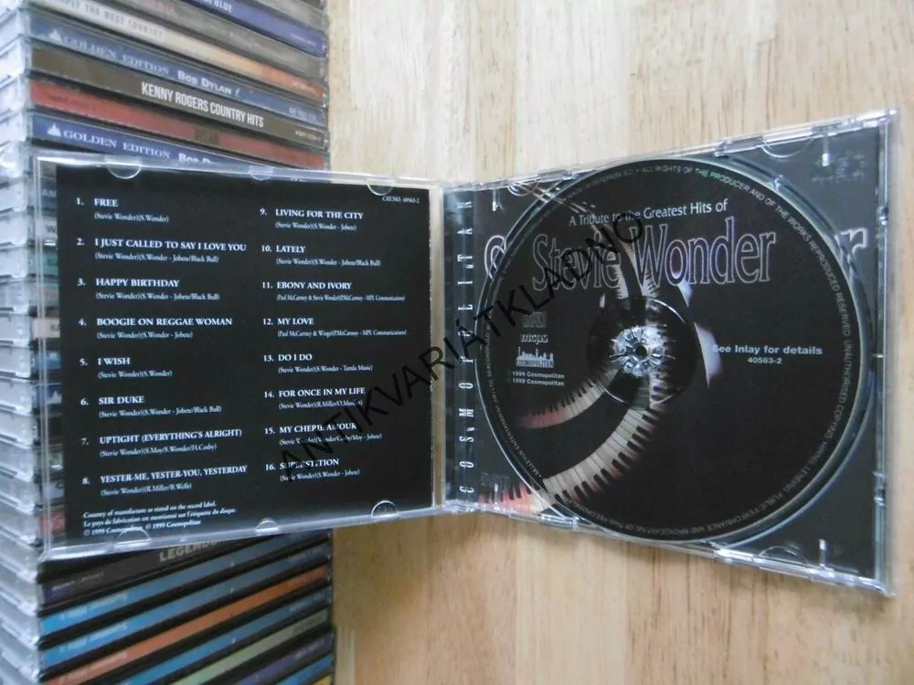 A TRIBUTE TO THE GREATEST HITS OF STEVIE WONDER, CD