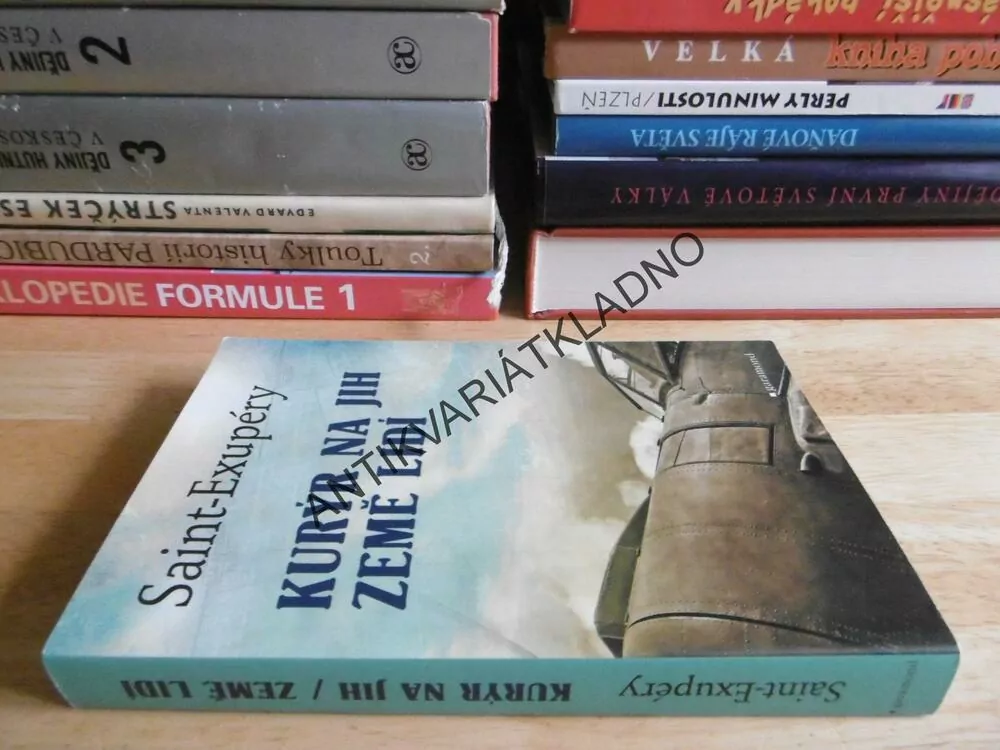 KURÝR NA JIH ZEMĚ LIDÍ, ANTOINE DE SAINT EXUPÉRY, LETECTVÍ, **an
