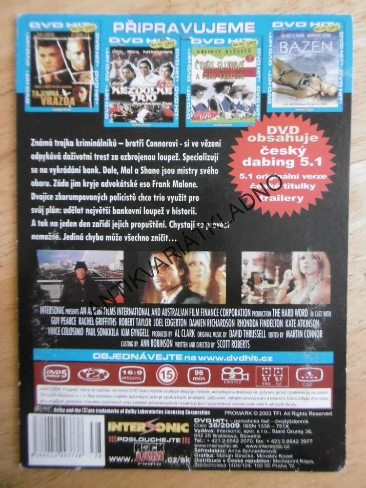 DOKONALÁ LOUPEŽ, DVD FILM, 