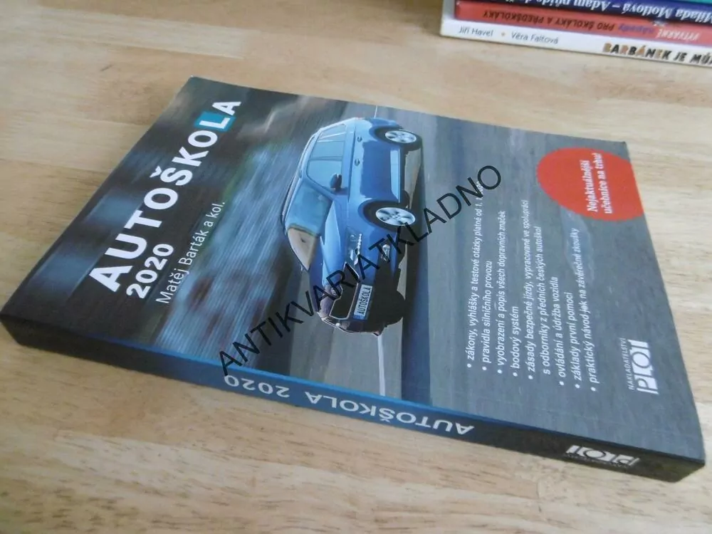AUTOŠKOLA 2020, MATĚJ BARTÁK, NEJAKTUÁLNĚJŠÍ UČEBNICE NA TRHU, **an