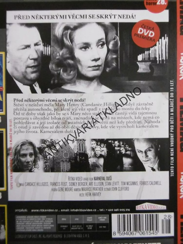 KARNEVAL DUŠÍ, DVD FILM