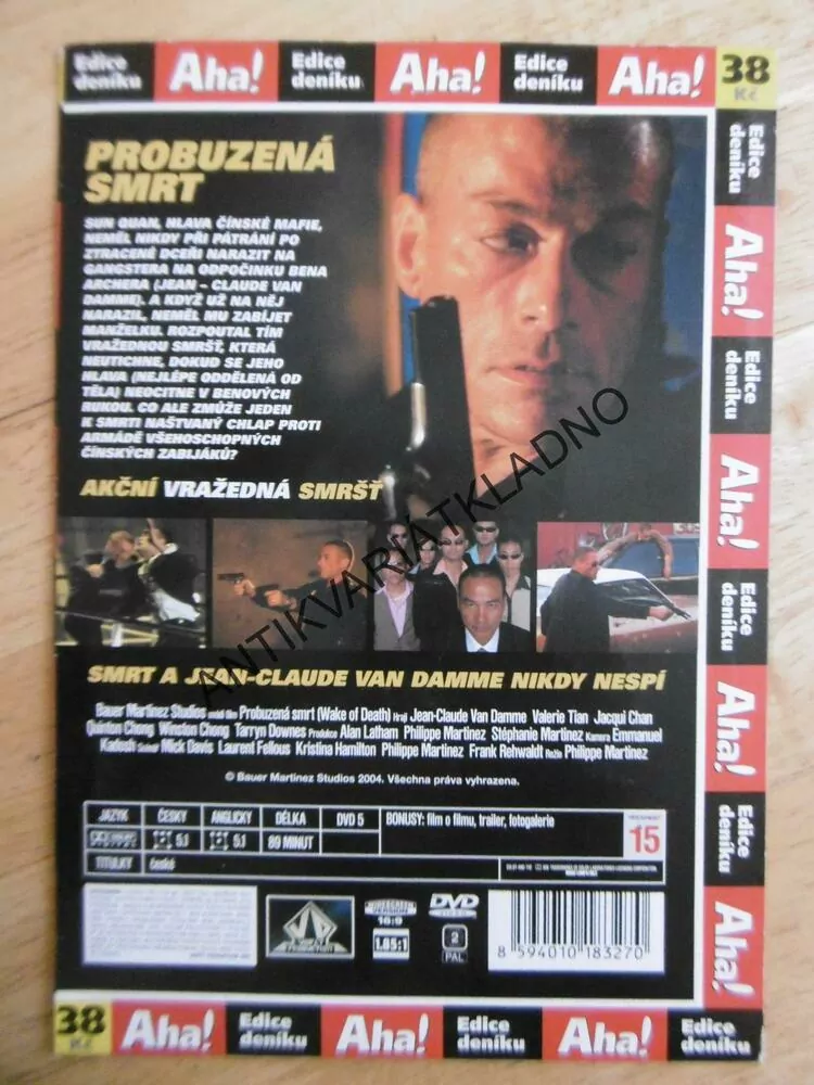 PROBUZENÁ SMRT, DVD FILM