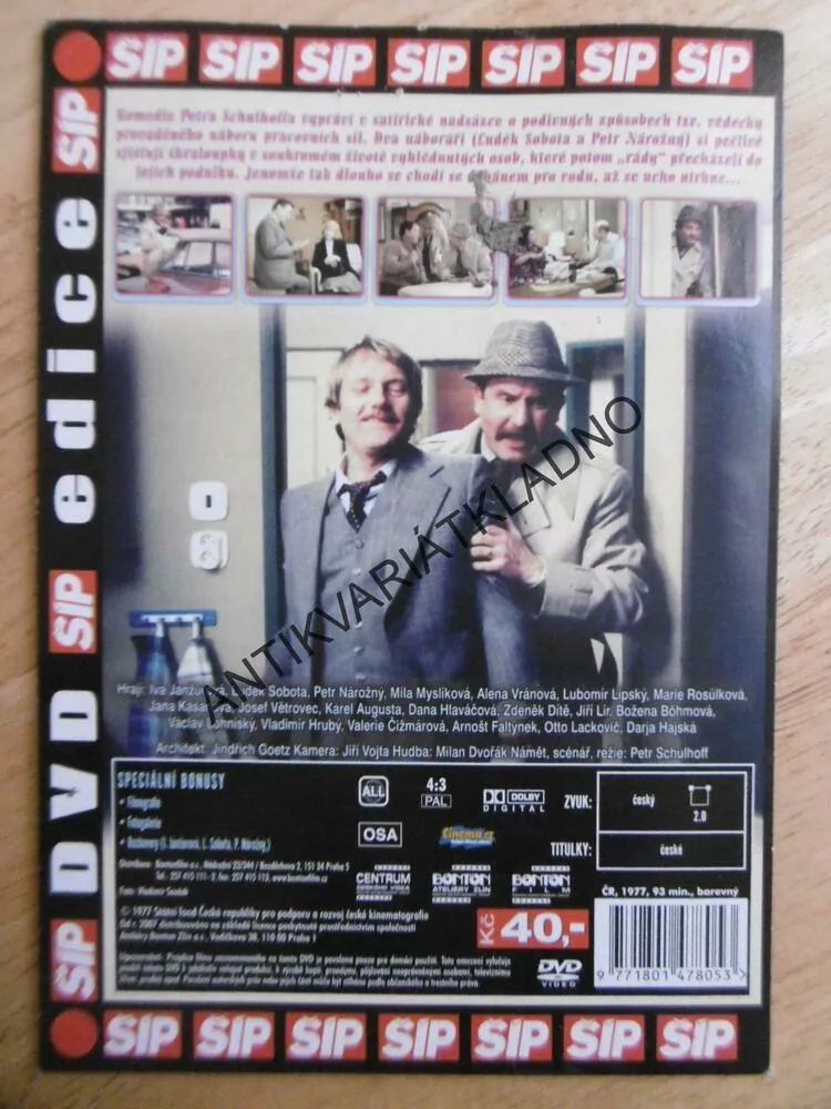 JÁ TO TEDY BERU, ŠÉFE...!, DVD FILM