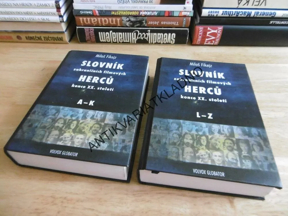 SLOVNÍK ZAHRANIČNÍCH FILMOVÝCH HERCŮ KONCE XX.STOLETÍ, 1-2, MILOŠ FIKEJZ, **an