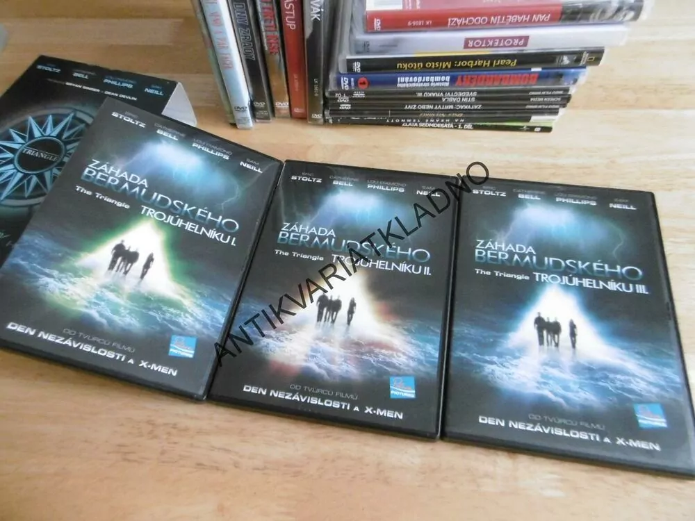 ZÁHADA BERMUDSKÉHO TROJÚHELNÍKU, 1-3, DVD FILM