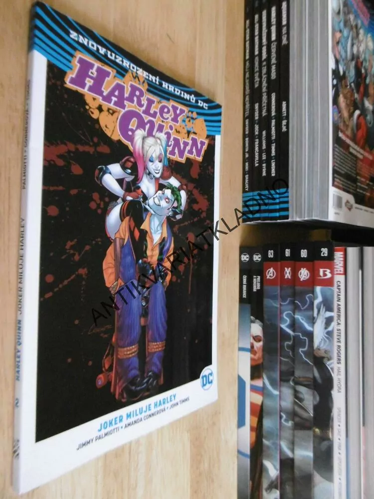 HARLEY QUINN, JOKER MILUJE HARLEY, KOMIKS DC COMICS, **an