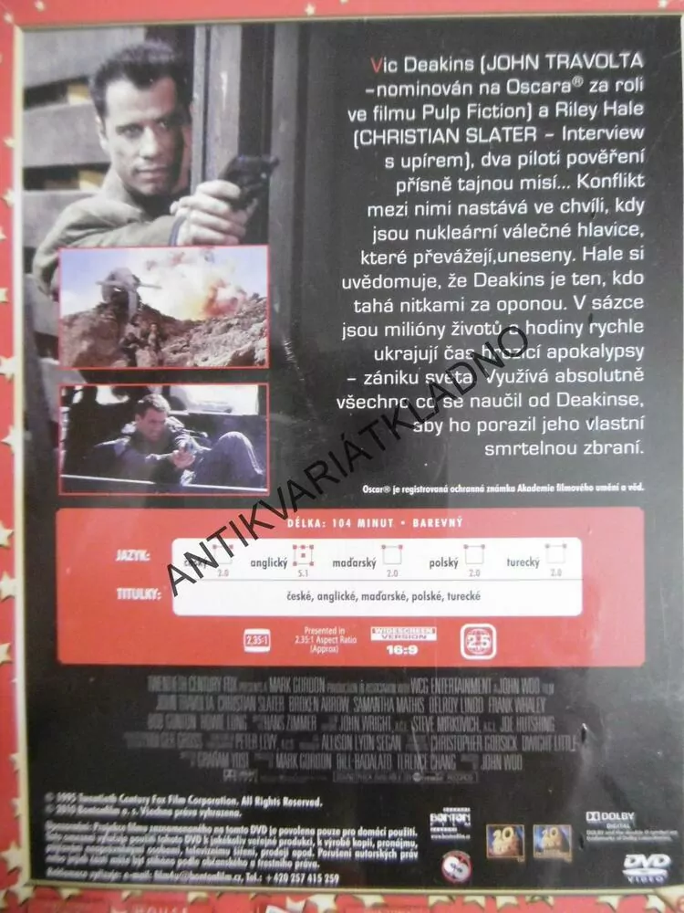 OPERACE ZLOMENÝ ŠÍP, DVD FILM