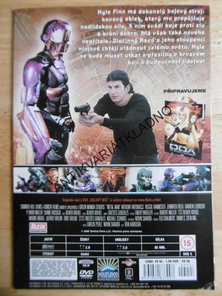 OCELOVÝ MUŽ, DVD FILM