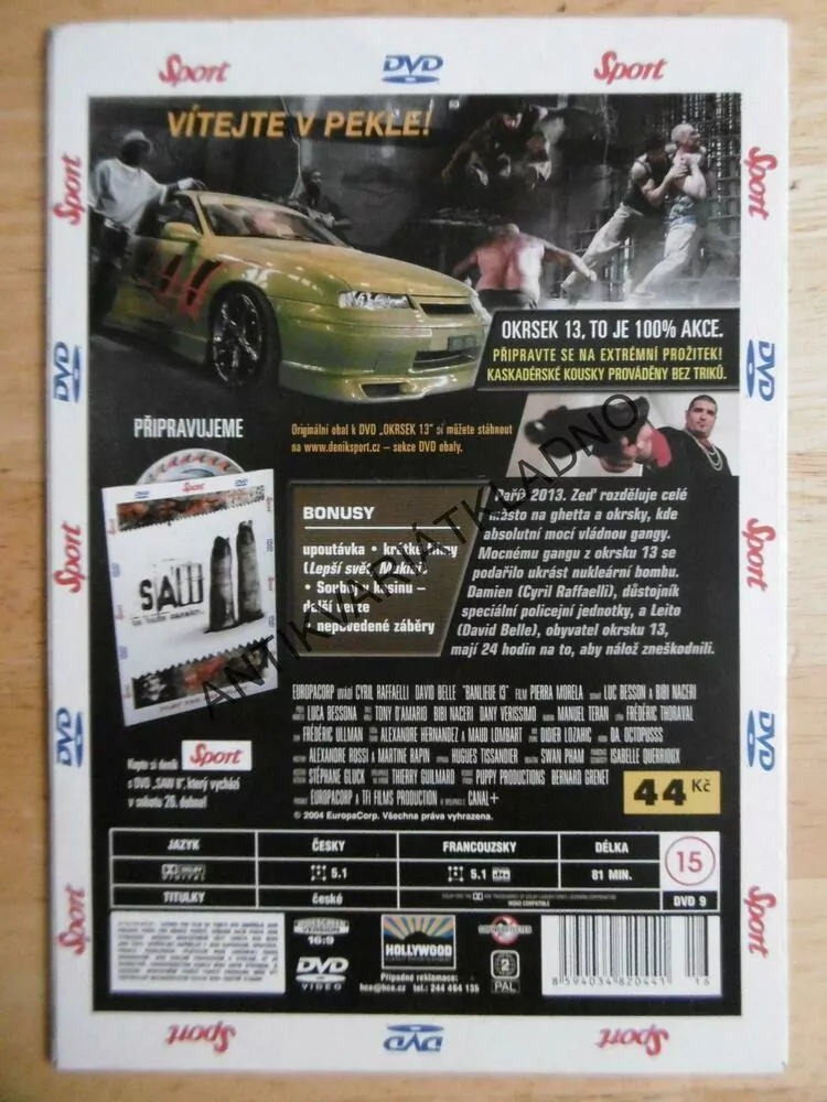 OKRSEK 13, DVD FILM