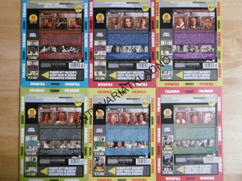 JÁ, CLAUDIUS, 1-6 DVD FILM