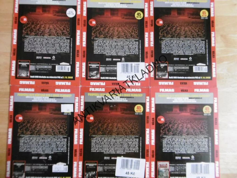 VÁLEČNÁ MAŠINÉRIE NACISTŮ, 1-5 DVD FILM DOKUMENT
