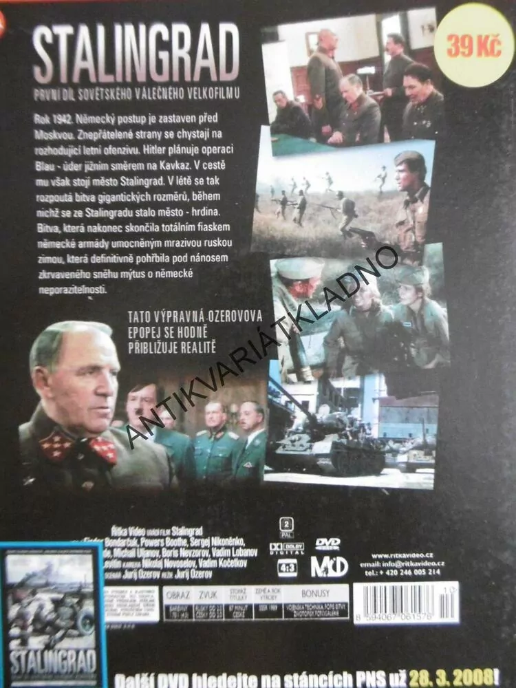 STALINGRAD, 1-2, DVD FILM