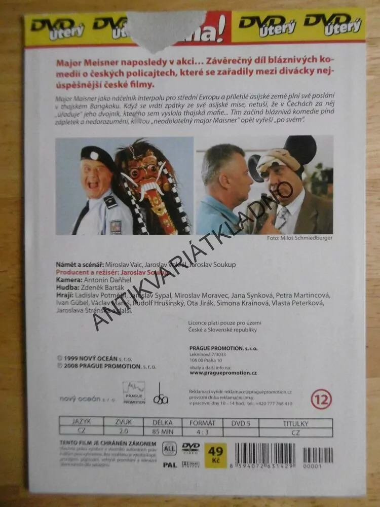 BYL JEDNOU JEDEN POLDA 3. , DVD FILM