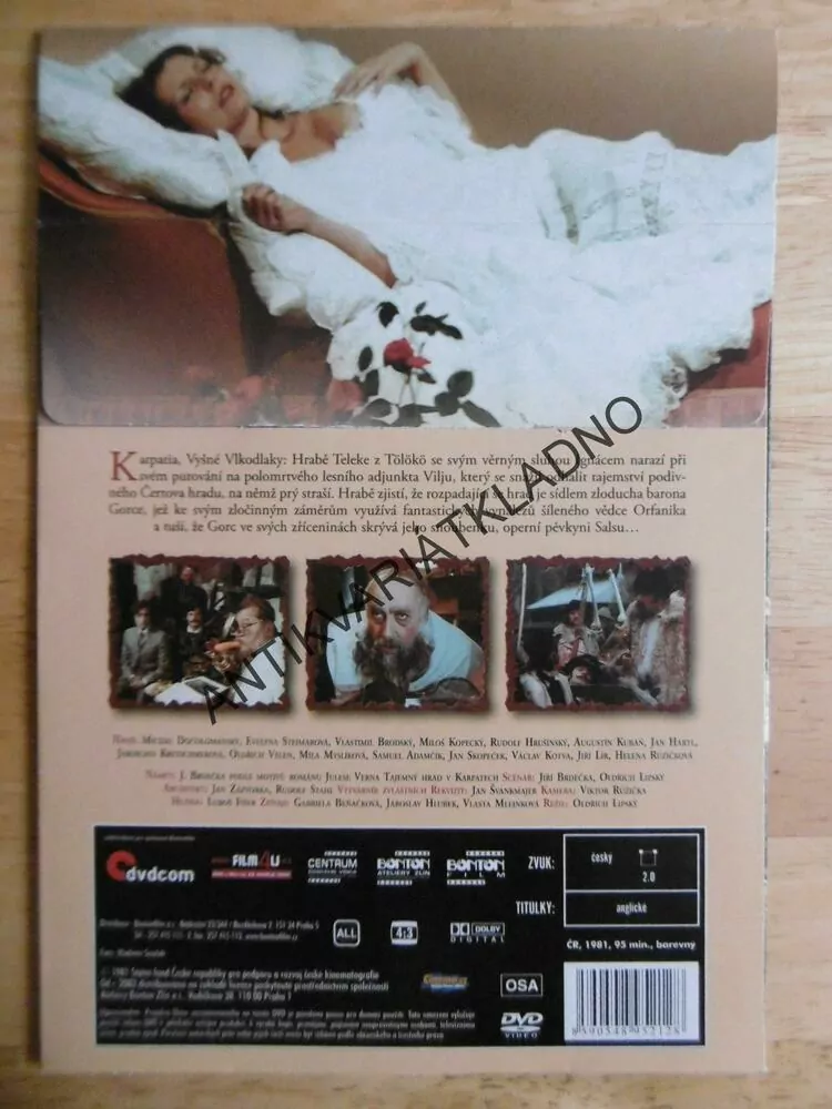 TAJEMSTVÍ HRADU V KARPATECH, DVD FILM