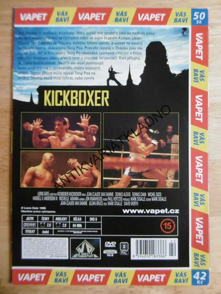 KICKBOXER, DVD FILM