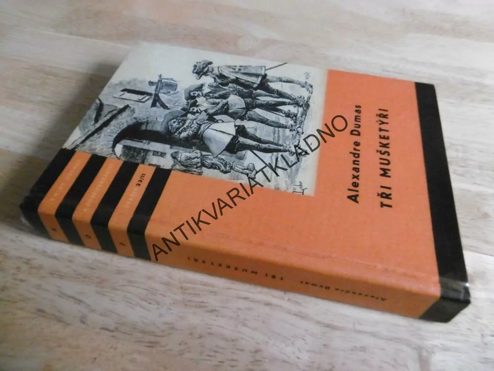 KOD 23/2, TŘI MUŠKETÝŘI, ALEXANDER DUMAS, **an