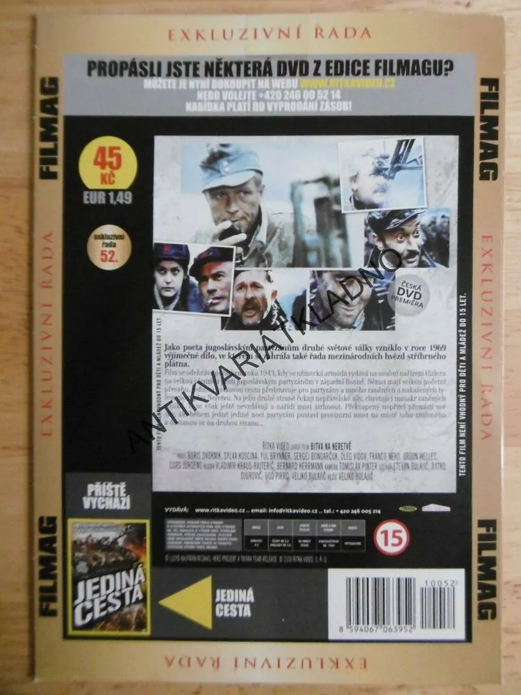 BITVA NA NERETVĚ, DVD FILM
