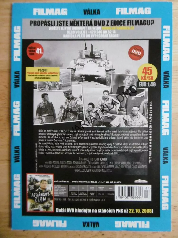 EL ALAMEIN, DVD FILM