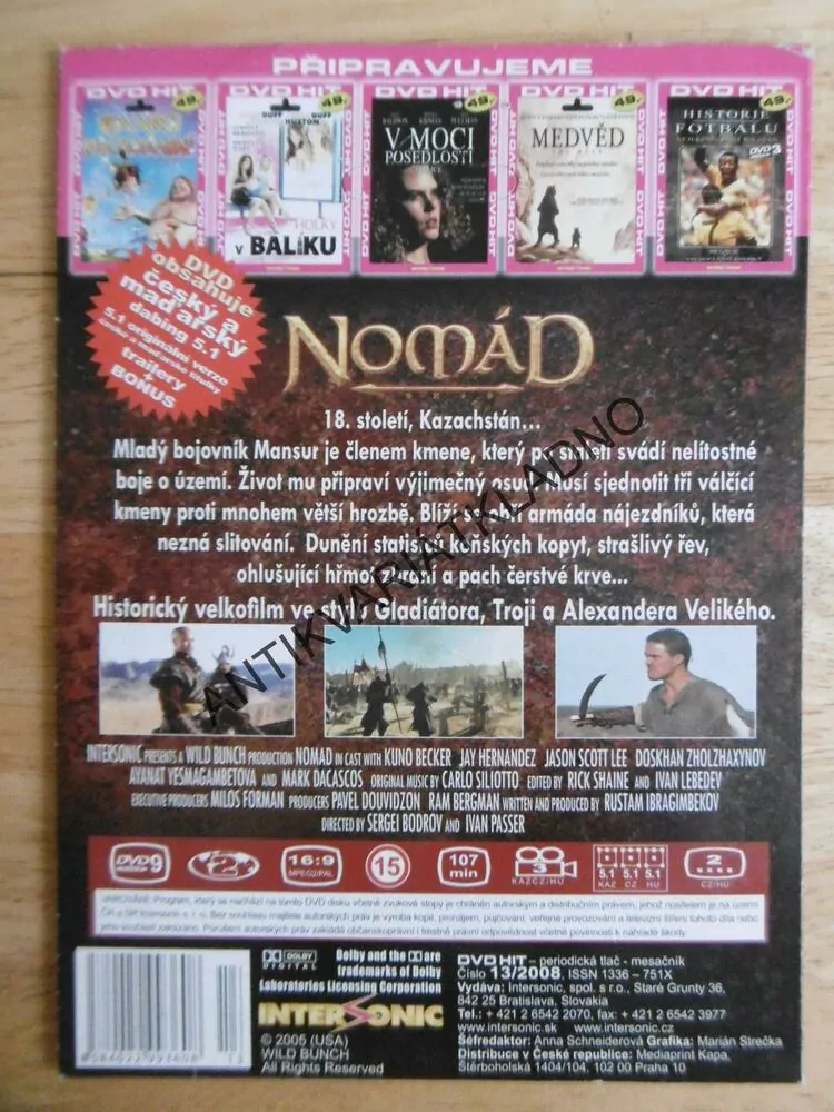 NOMÁD, DVD FILM