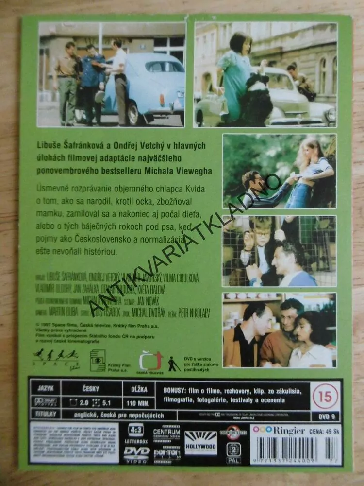 BÁJEČNÁ LÉTA POD PSA, DVD FILM
