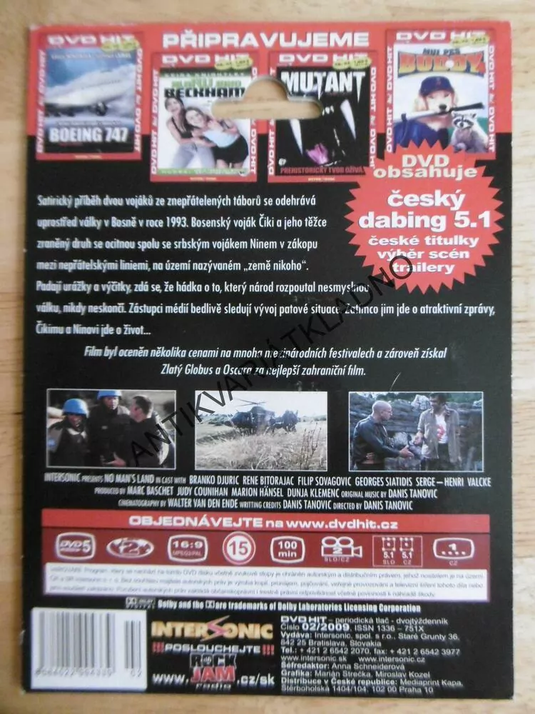 ZEMĚ NIKOHO, DVD FILM 