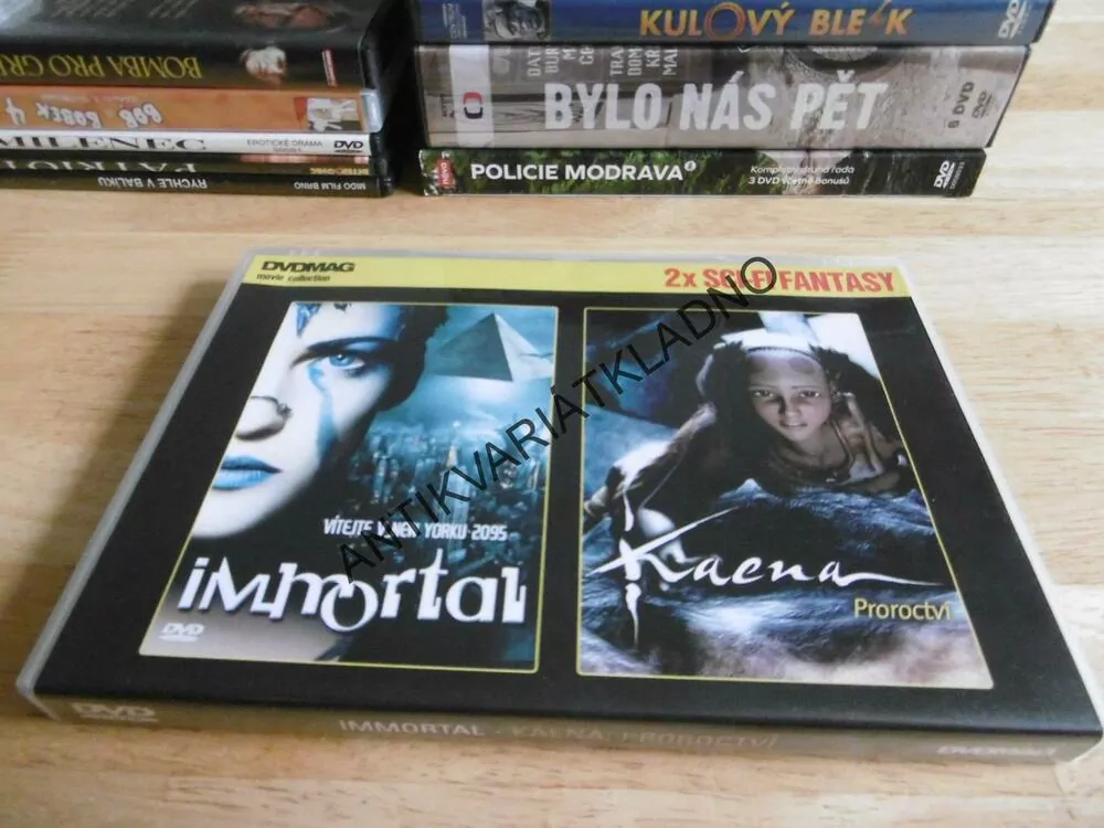 IMMORTAL, KAENA PROROCTVÍ,2X SCIFI NA 1 DVD FILM