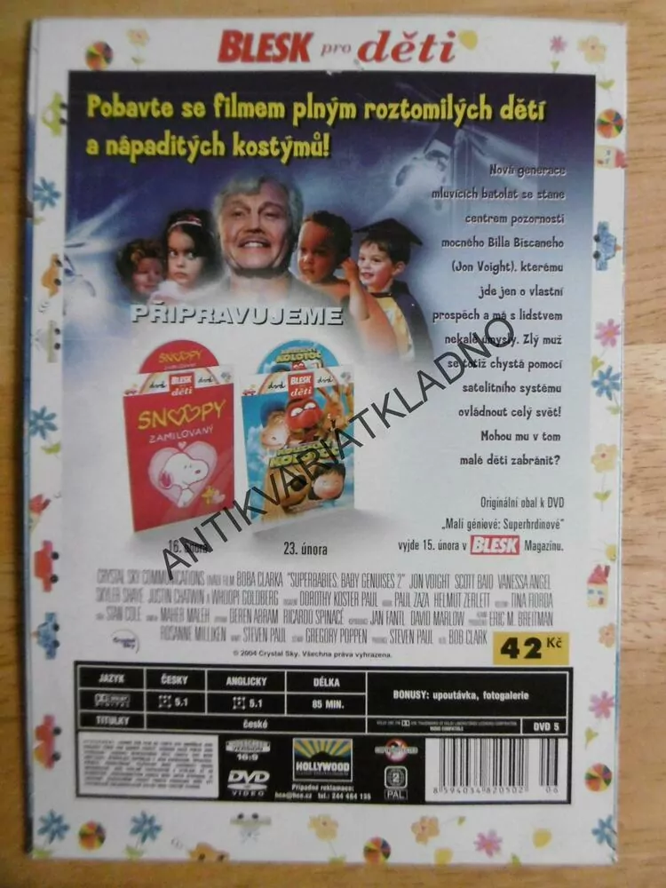 MALÍ GÉNIOVÉ SUPERHRDINOVÉ, DVD FILM
