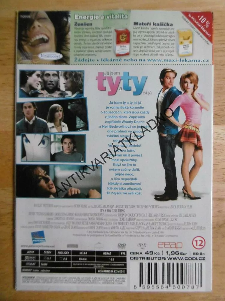 JÁ JSEM TY A TY JSI JÁ, DVD FILM