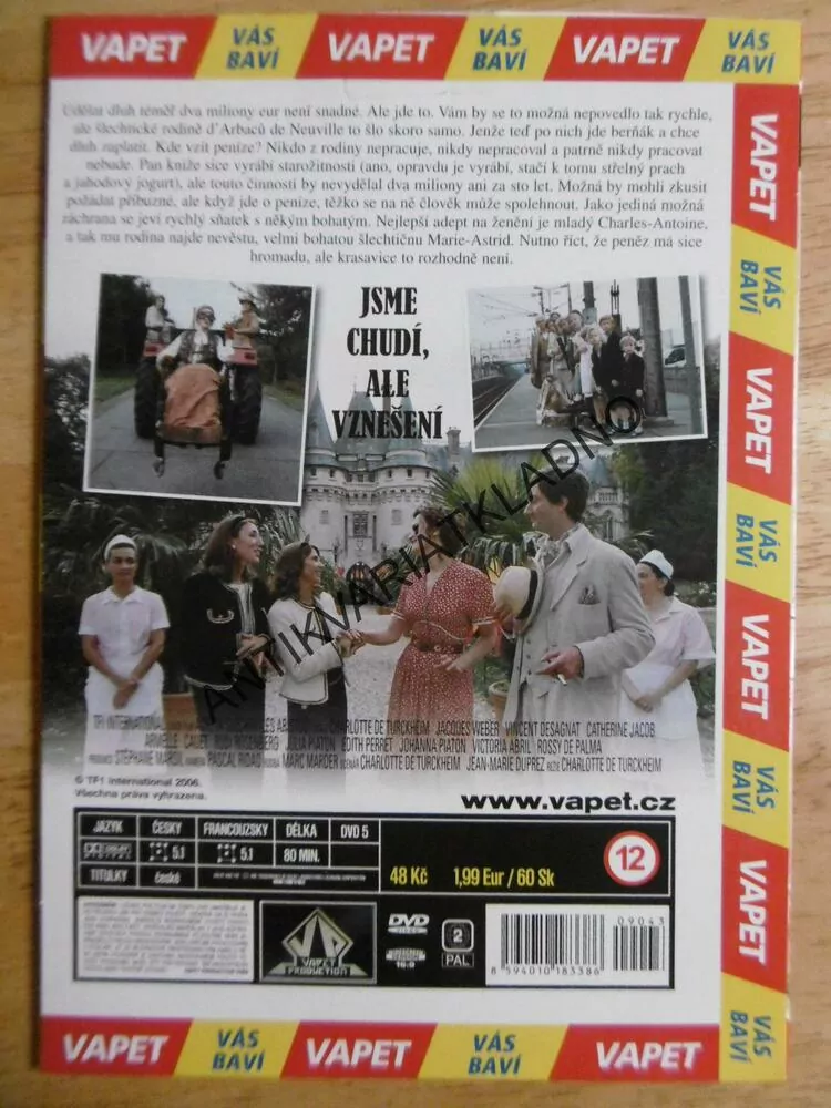 ACH, TA ŠLECHTA, DVD FILM