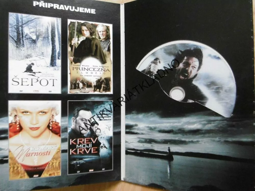 MOŘSKÝ VLK, DVD FILM 