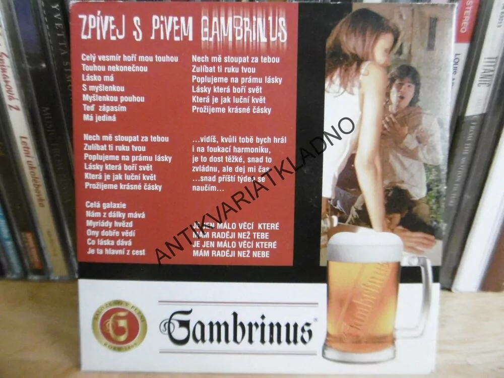 CHUŤ, KTERÁ DĚLÁ PŘÁTELE, GAMBRINUS, PIVO, PIVOVAR, CD