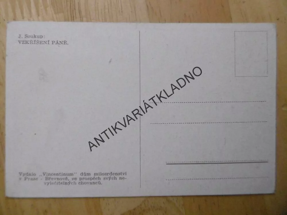 VZKŘÍŠENÍ PÁNĚ, J. SOUKUP, JEŽÍŠ