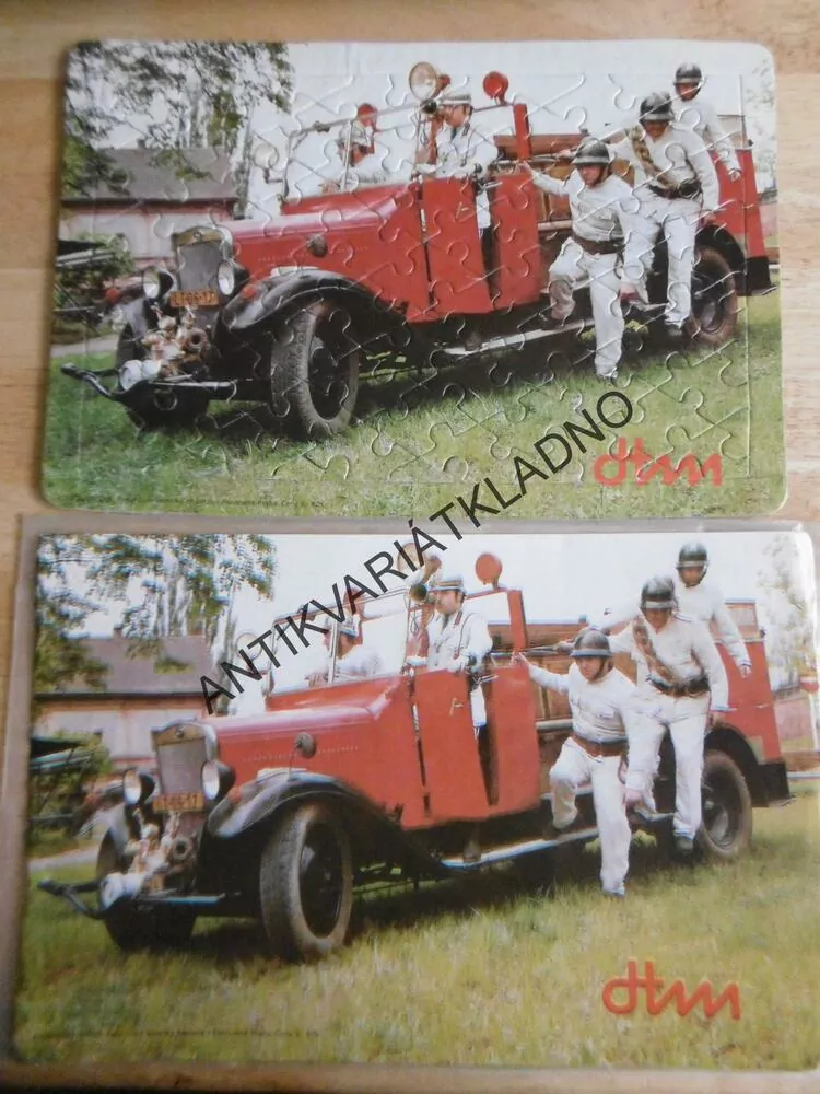 HASIČI, PUZZLE, VETERÁN