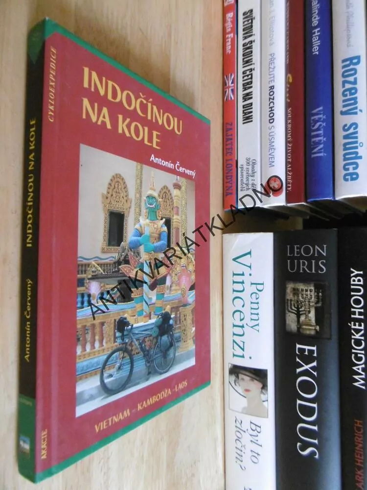 INDOČÍNOU NA KOLE, ANTONÍN ČERVENÝ - autogram, **AN