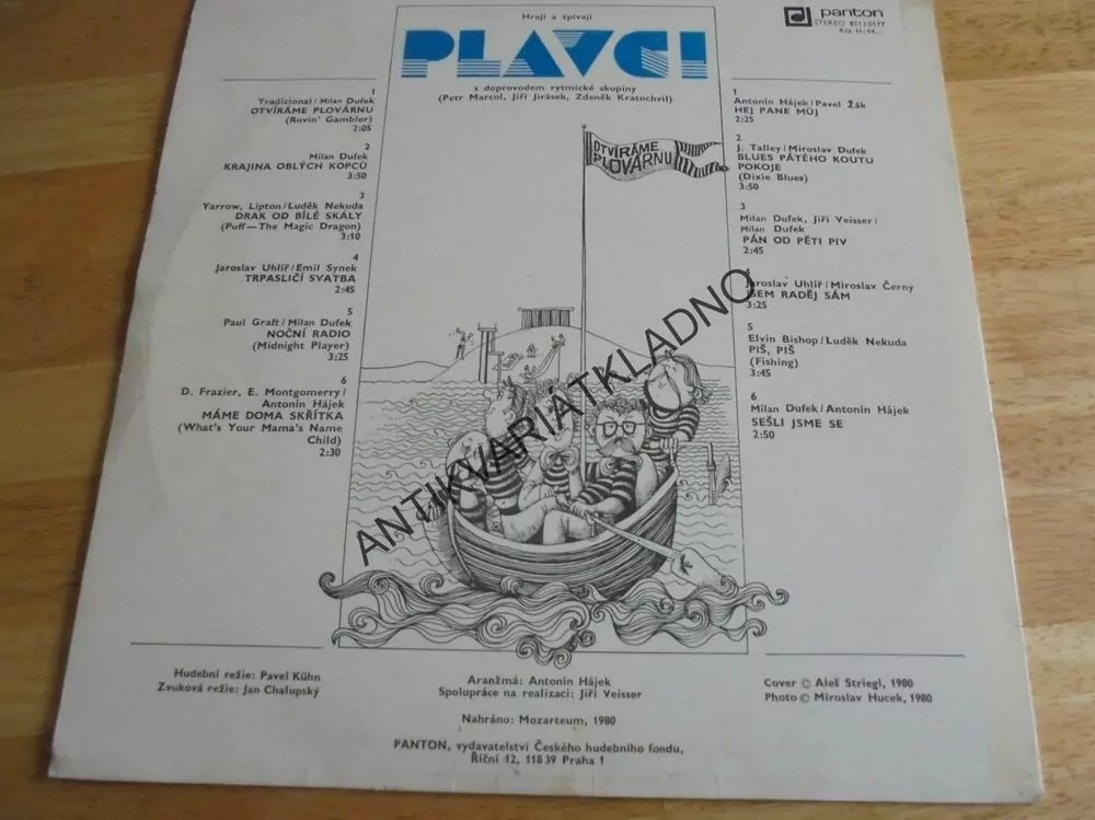 GRAMODESKA - PLAVCI OTEVÍRÁME PLOVÁRNU,