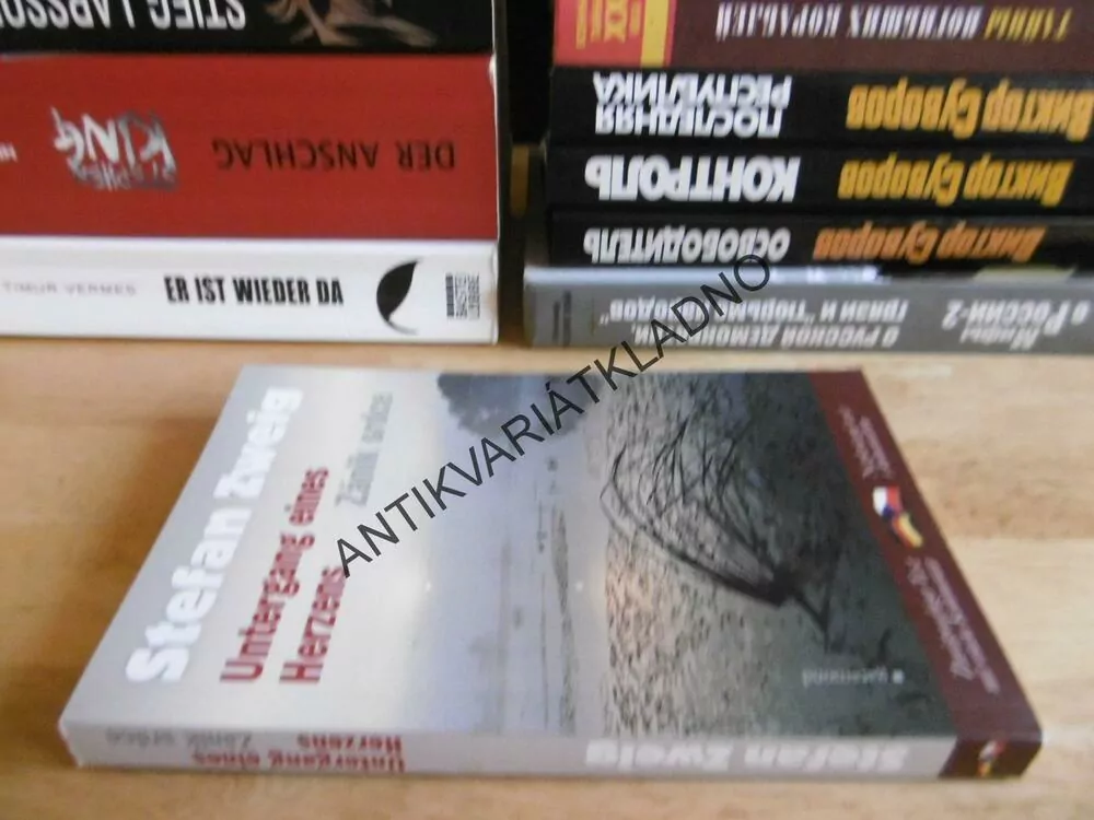 ZÁNIK SRDCE, UNTERGANG EINES HERZENS, STEFAN ZWEIG, DVOJJAZYČNÉ