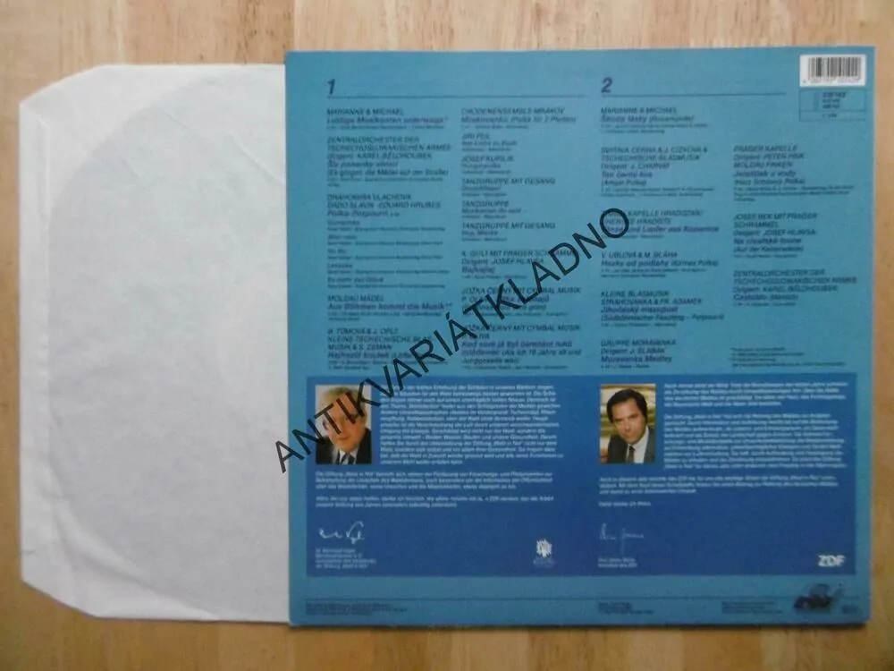 MARIANNE A MICHAEL, LUSTIGE MUSIKANTEN AUS DEM GOLDENEN PRAG, LP