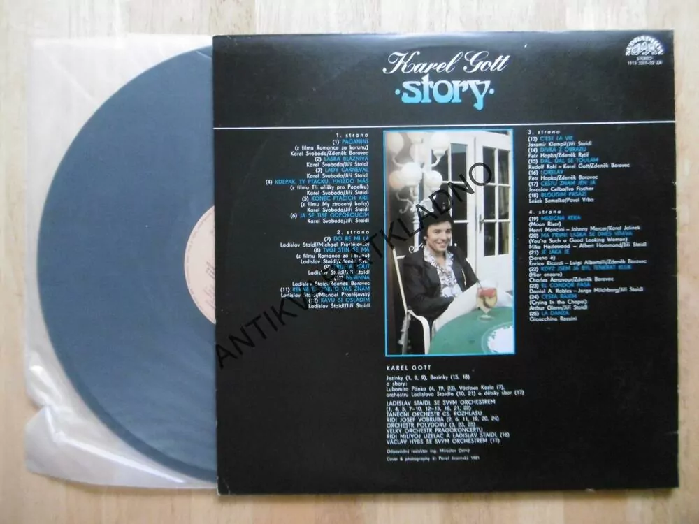 KAREL GOTT, STORY 1, BEZ PŘÍLOHY, 2 LP, 