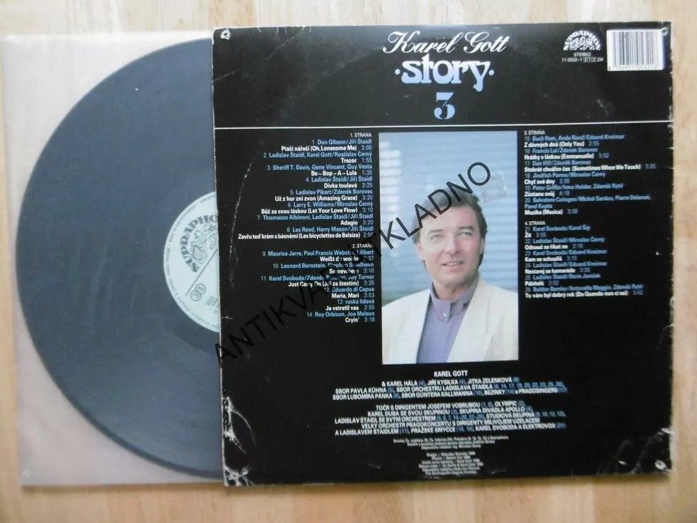 KAREL GOTT, STORY 3, 2 LP, BEZ PŘÍLOH
