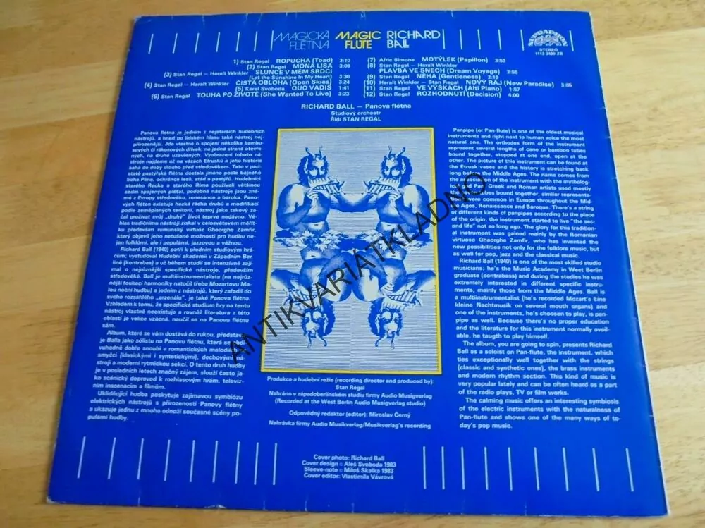 GRAMODESKA - MAGICKÁ FLÉTNA, MAGIC FLUTE,R. BALL