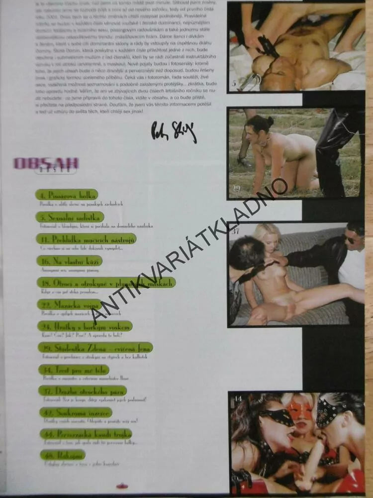 MARKÝZ, 5/2000, S/M, BIZARR, FETISH, PIS