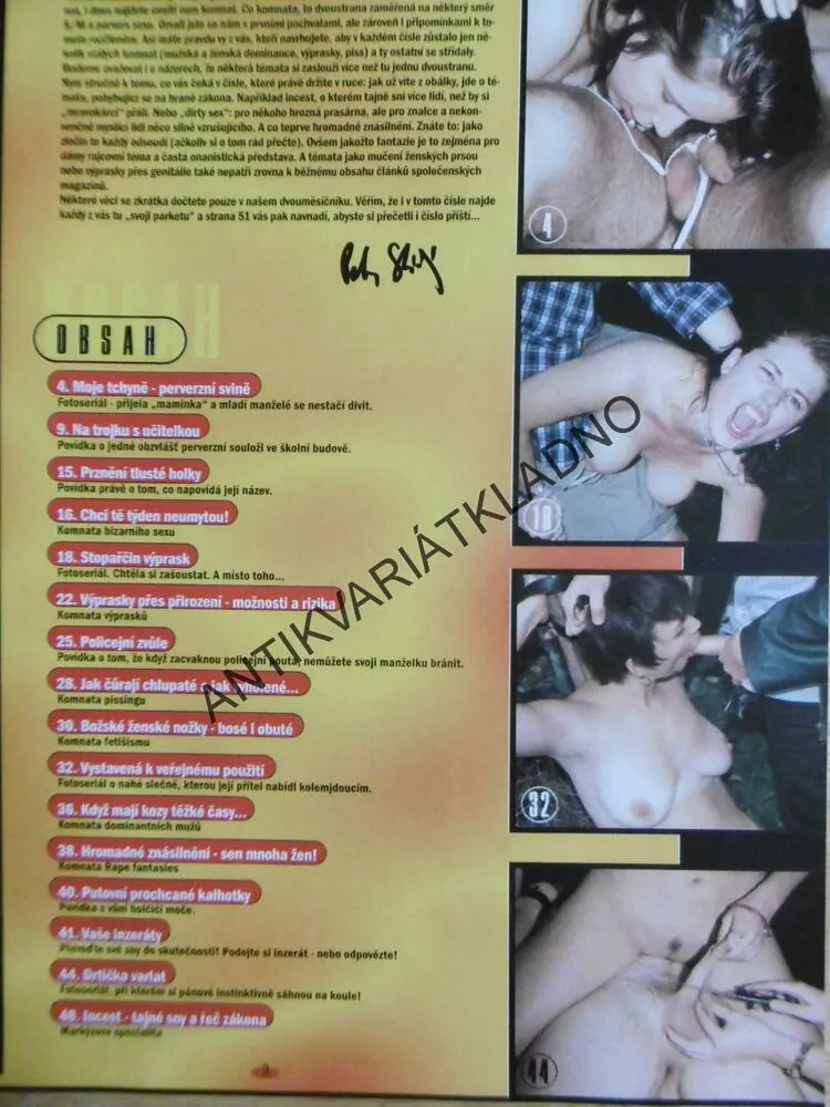 MARKÝZ, 2/2001, S/M, BIZARR, FETISH, PIS