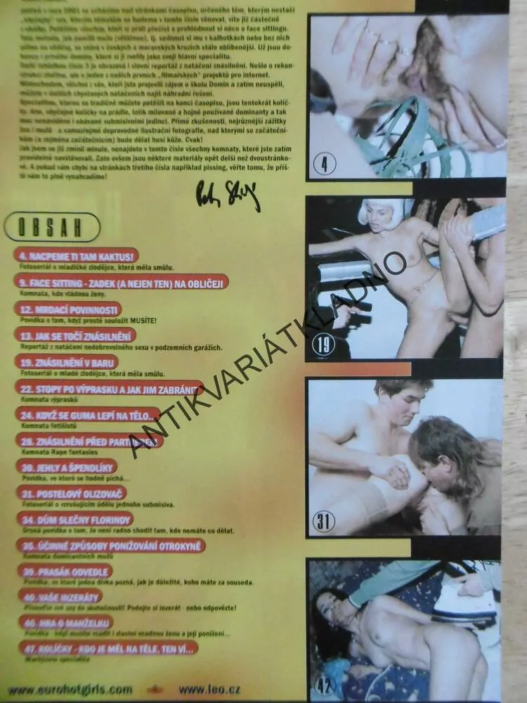 MARKÝZ, 3/2001, S/M, BIZARR, FETISH, PIS