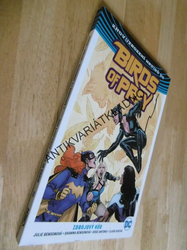 BIRDS OF PREY, ZDROJOVÝ KÓD, KOMIKS DC COMICS, **an