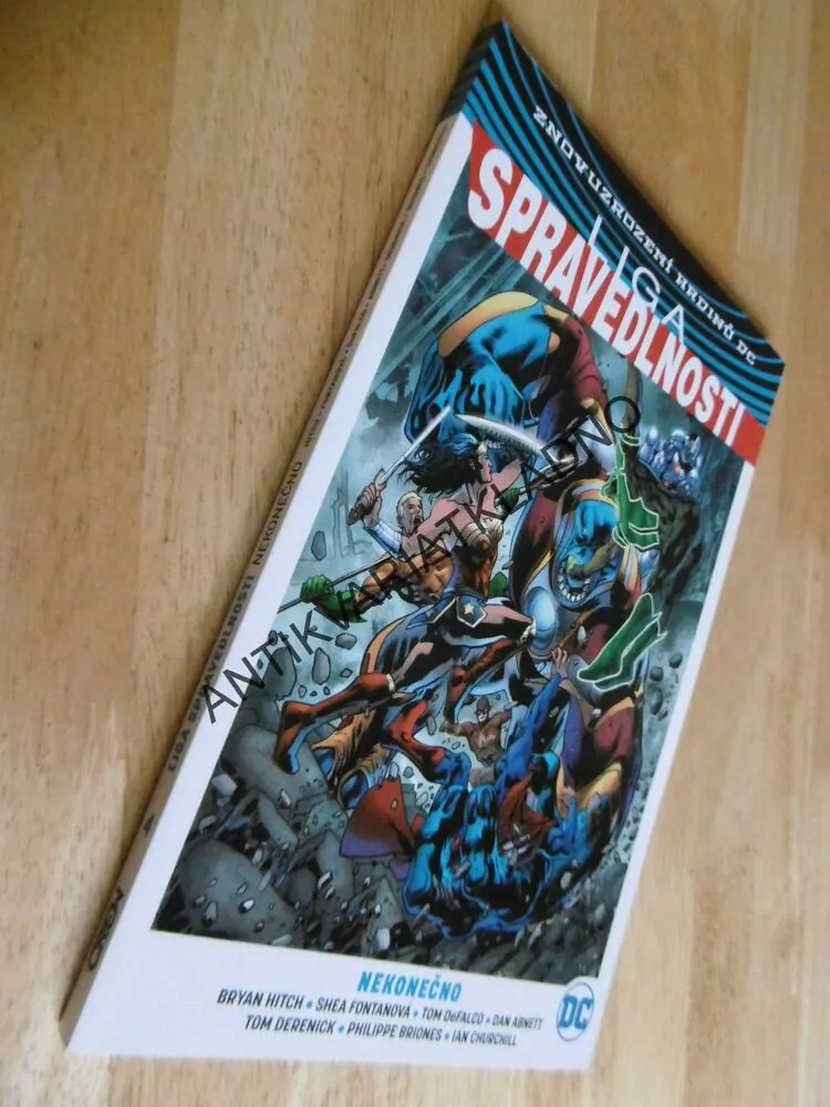 LIGA SPRAVEDLNOSTI, NEKONEČNO, KOMIKS DC, CREW 4., **an